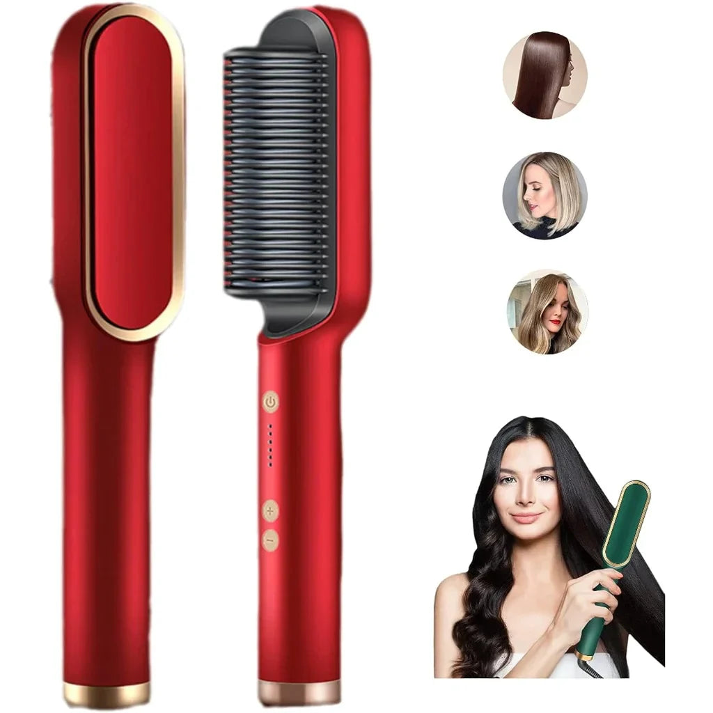 Escova Alisadora De Cabelos Bivolt 5x1 Lis Hair + Frete Grátis APENAS HOJE!